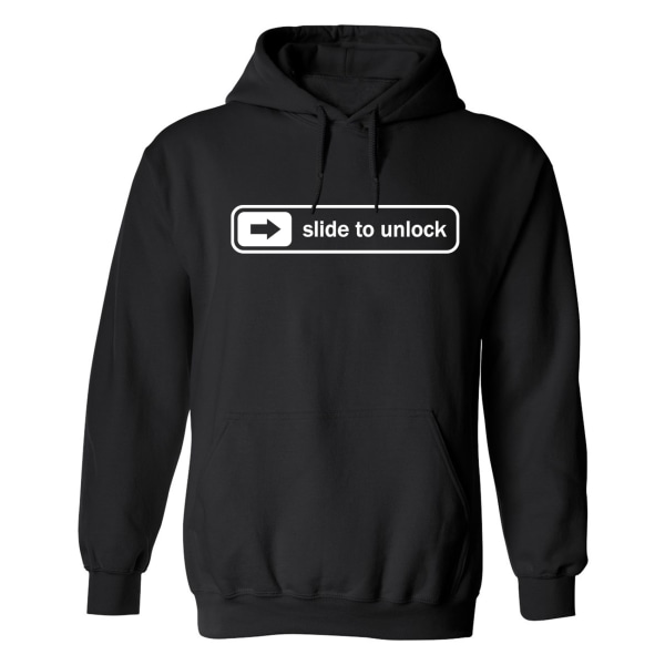 Slide To Unlock - Hettegenser / Genser - HERRE Svart - 5XL