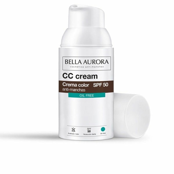 CC Cream Bella Aurora Spf 50 Utan olja (30 ml)