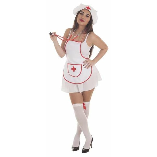 Voksen sexet sygeplejerske kostume M/L (5 stk.)