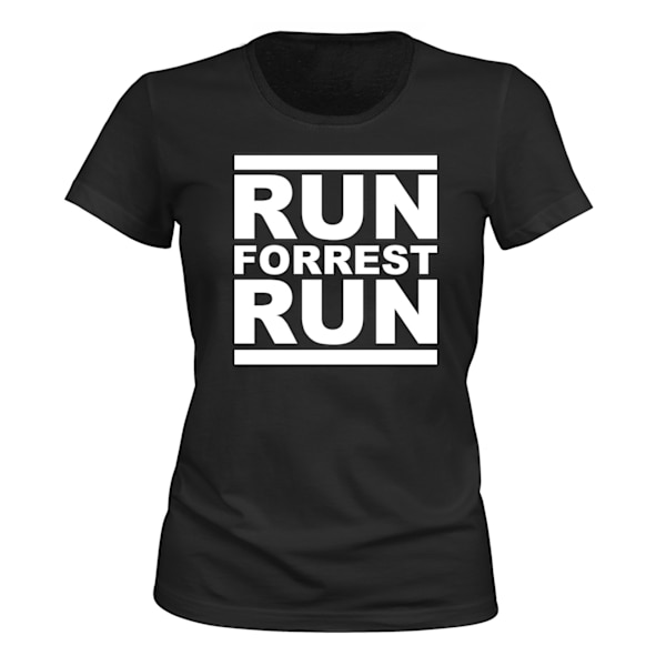 Juokse Forrest Run - T-PAITA - NAISTEN musta XXL