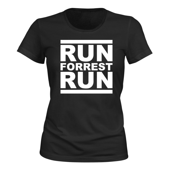 Løb Forrest Run - T-SHIRT - DAME sort S