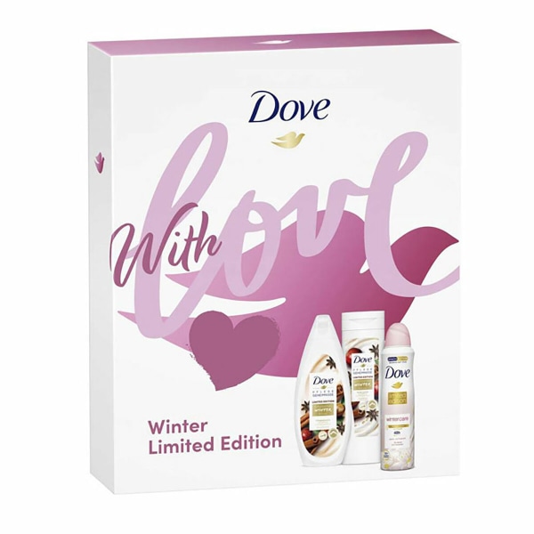 Hygienepakke Dove Love Winter 3 Parts