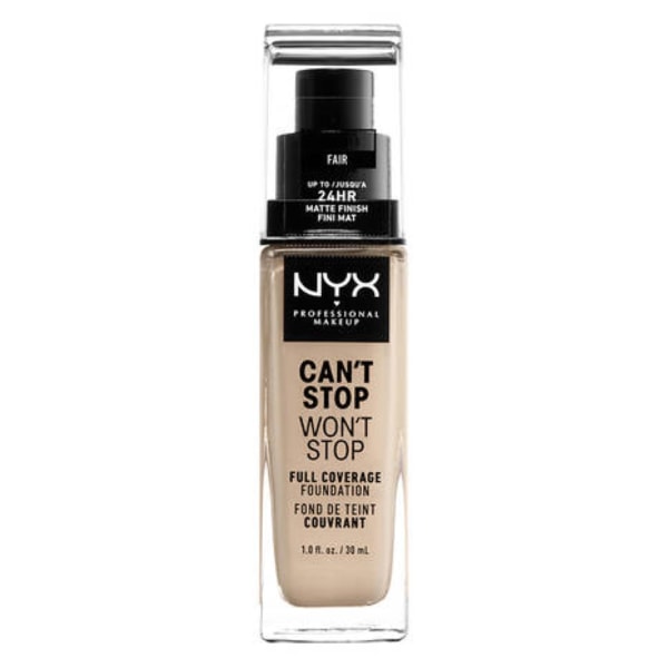 Foundation creme NYX Can't Stop Won't Stop Fair (30 ml)