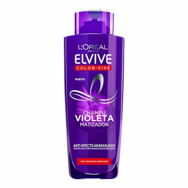 Shampoo värjätyille hiuksille Elvive Color-vive Violeta L'Oreal Make Up (200 ml)