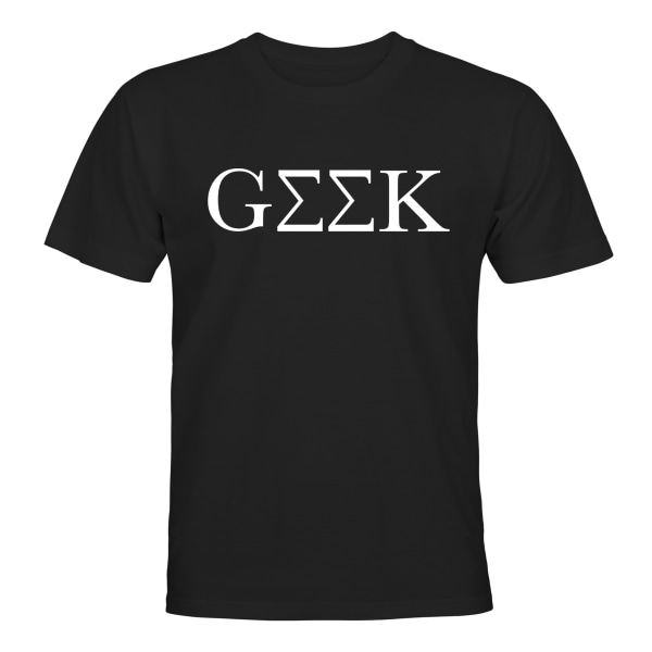 Geek - T-SHIRT - UNISEX Svart - XL