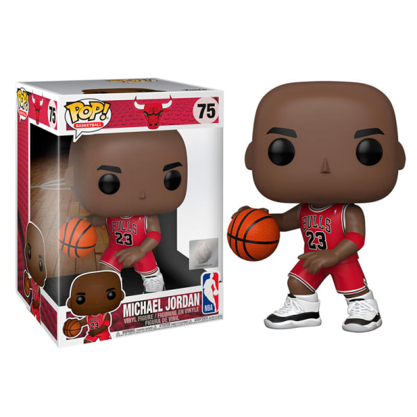 POP figure NBA Bulls Michael Jordan Red Jersey 25cm