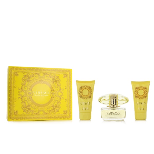 Parfumesæt Dame Versace EDT Yellow Diamond 3 Dele