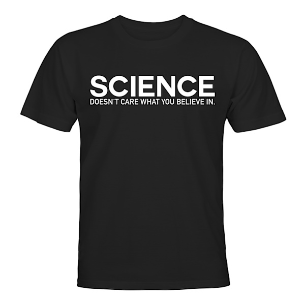 Science Doesnt Care - T-SHIRT - HERR Svart - 2XL