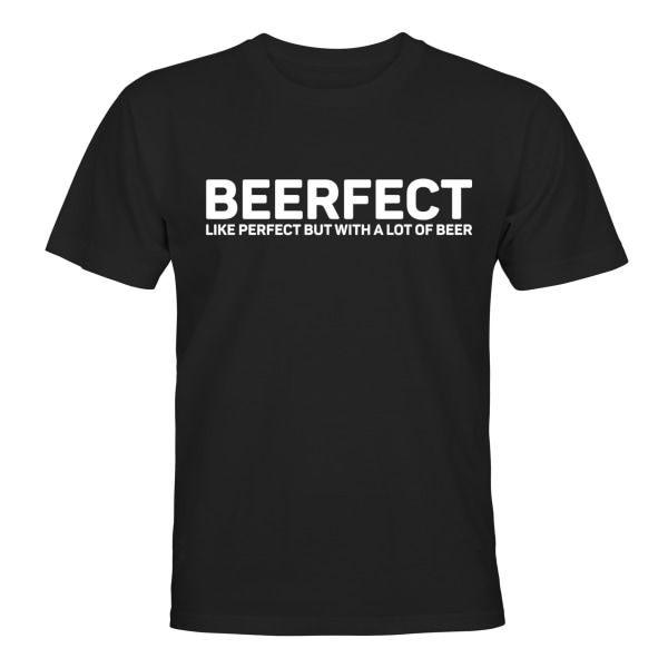 Beerfect - T-SHIRT - HERRE Svart - 2XL