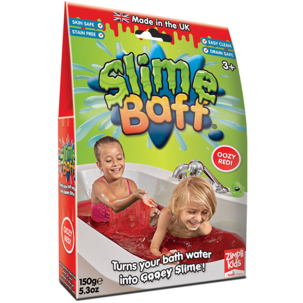 Slime Baff blandede farver - 150G Röd