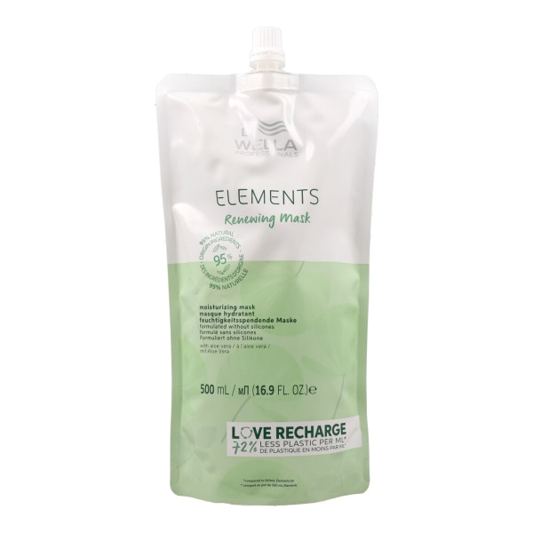 Hårindpakning Wella Elements Moisturizing Refill 500 ml