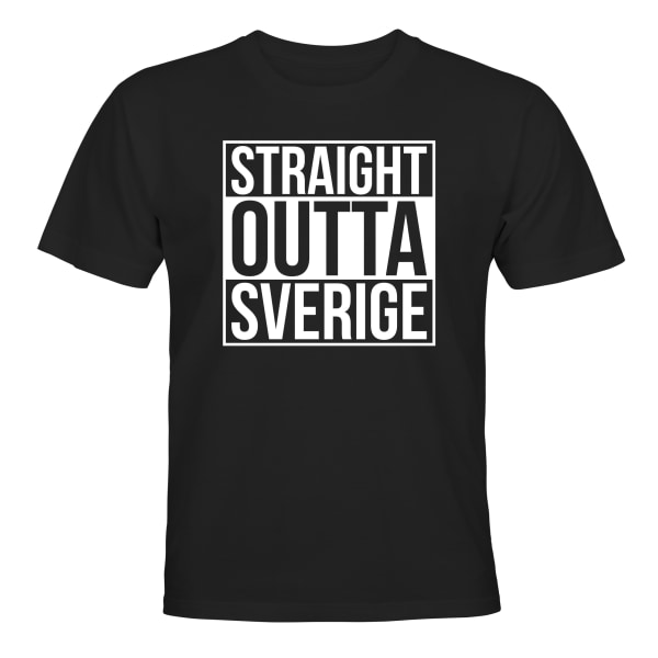 Straight Outta Sweden - T-PAITA - LAPSET musta Svart - 142 / 152