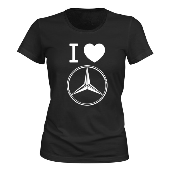 Mercedes-Benz - T-SKJORTE - DAME svart XS