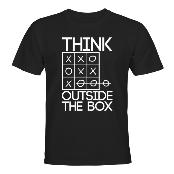 Think Outside The Box - T-SHIRT - HERRE Svart - S