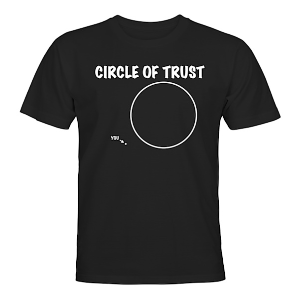 Circle Of Trust - T-PAITA - UNISEX Svart - S