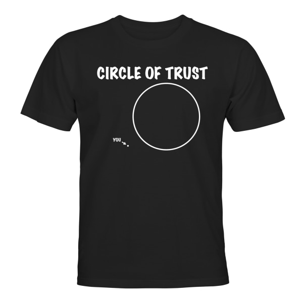 Circle Of Trust - T-SHIRT - UNISEX Svart - 5XL