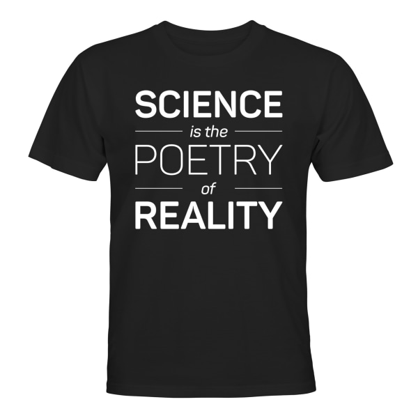 Poetry Of Reality - T-PAITA - UNISEX Svart - M