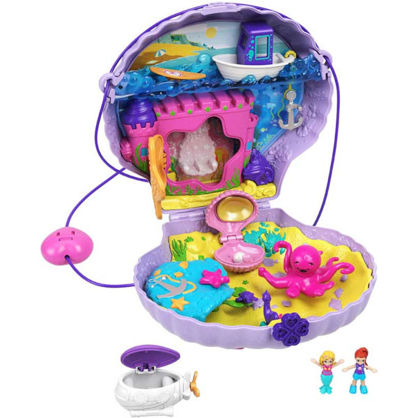 POLLY POCKET POLLY & SHANI SEASHELL PURSE