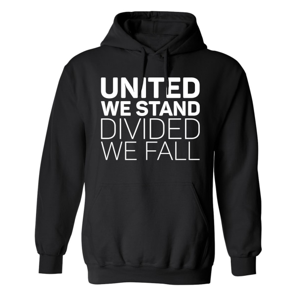United We Stand - Hættetrøje / Sweater - UNISEX Svart - 4XL