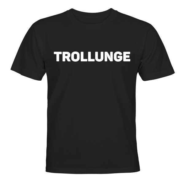 Troldebarn - T-SHIRT - BØRN sort Svart - 86 / 94