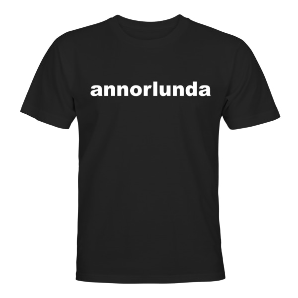 Anderledes - T-SHIRT - MÆND Svart - XL