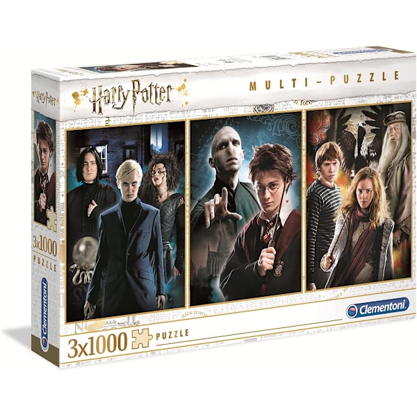 Harry Potter Characters pack 3 puzzles 3x1000pzs