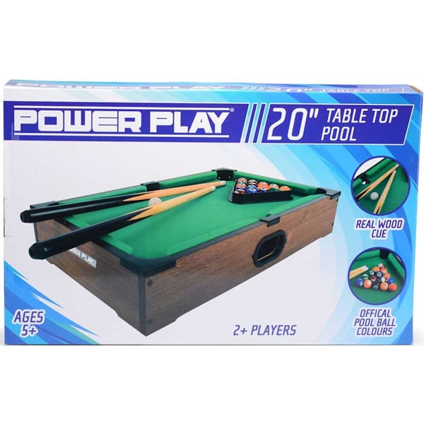 20 TOMMER POOLBORD SPIL