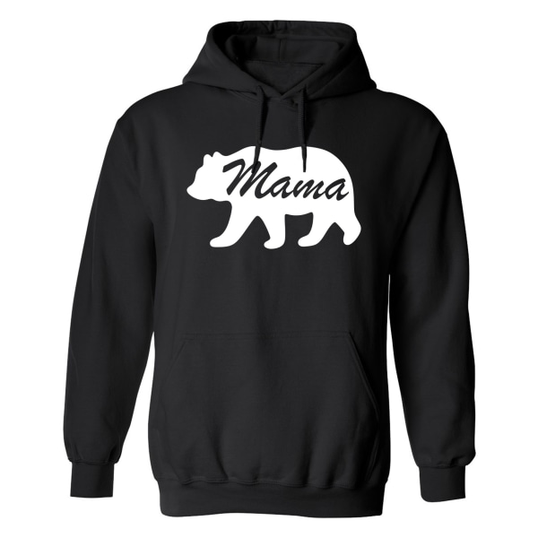 Mama Bear - Hættetrøje / Sweater - DAME Svart - 5XL