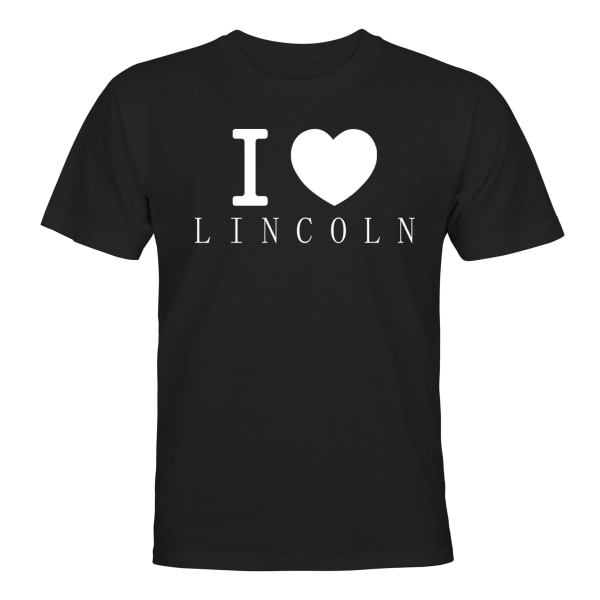 Lincoln - T-SHIRT - MÆND Svart - L