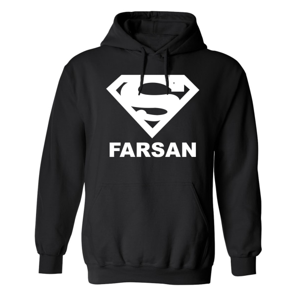 Farsan - Hættetrøje / Sweater - HERRE Svart - 3XL
