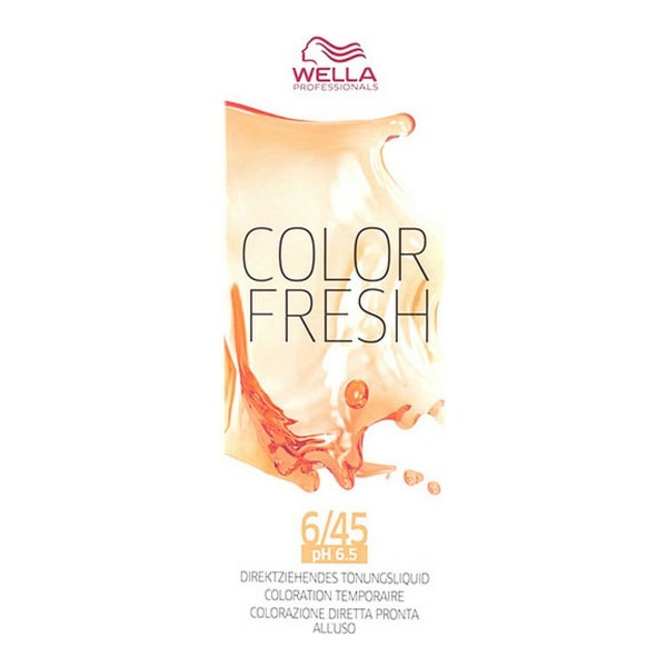 Halvvarig färg Color Fresh Wella 456645 6/45 (75 ml)