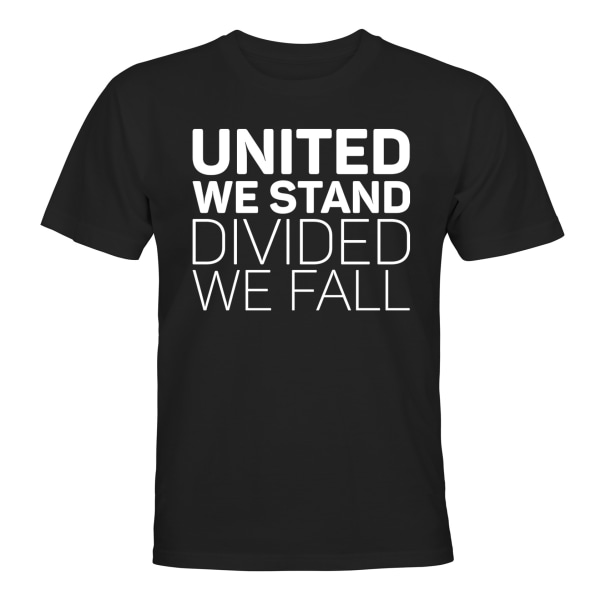 United We Stand - T-SHIRT - UNISEX Svart - L