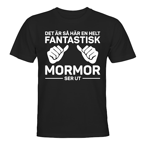 Fantastisk Mormor - T-SHIRT - HERR Svart - XL