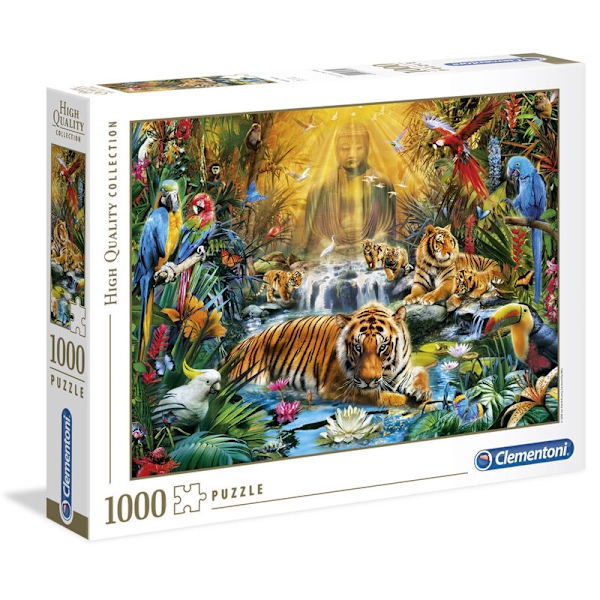 Mystic Tigers puslespil 1000 brikker