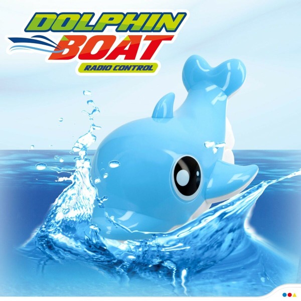 radiostyret båd Colorbaby Delfin (2 mængder)