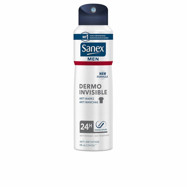 Deodorantspray Sanex Men Dermo Invisible 200 ml