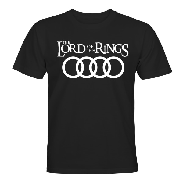 Audi Lord Of The Rings - T-SHIRT - UNISEX Svart - XL