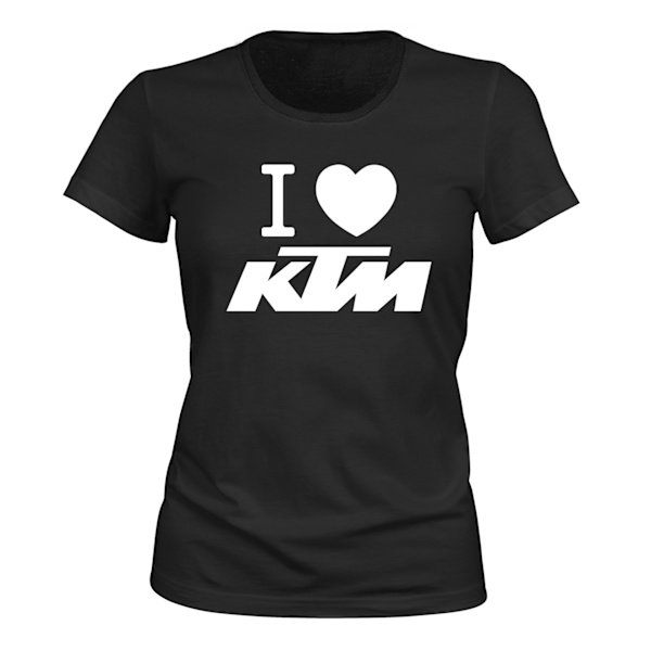 KTM - T-SHIRT - DAME sort M
