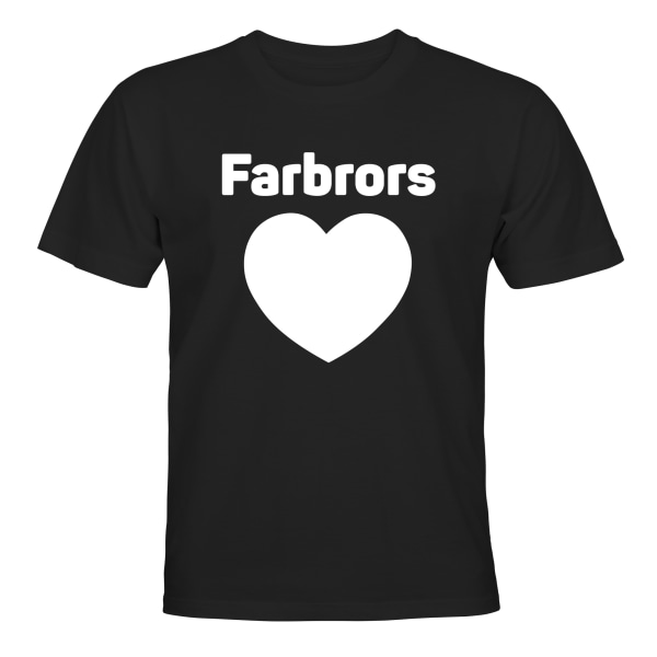 Farbrors Hjärta - T-SHIRT - BARN svart Svart - 86 / 94