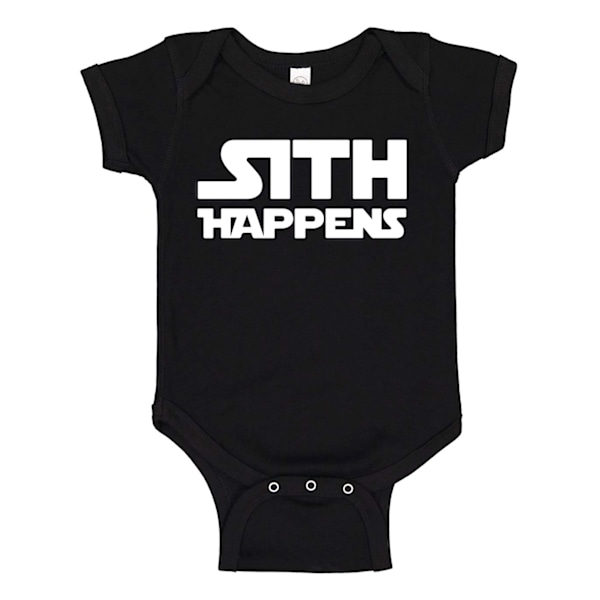 Sith Happens - Baby Body svart Svart - Nyfödd