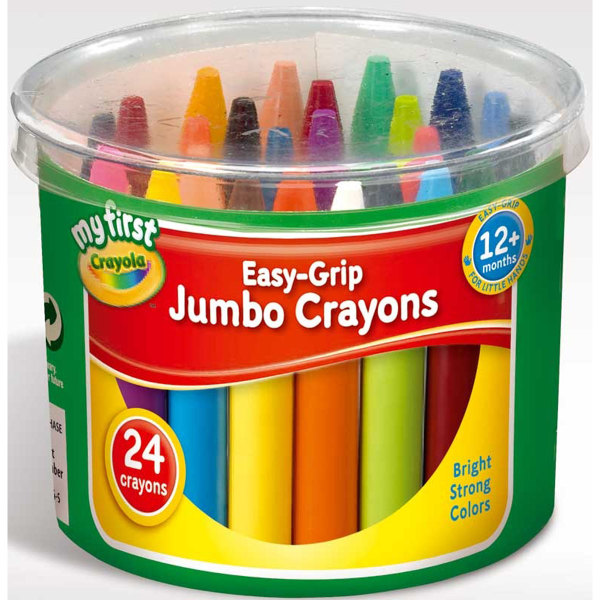 CRAYOLA EASY GRIP JUMBO VÄRIKYNÄT