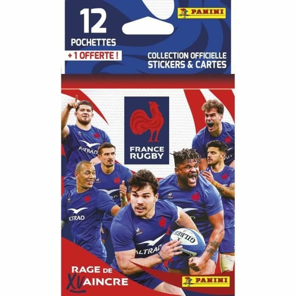 Klistremerkepakke Panini France Rugby 12 konvolutter