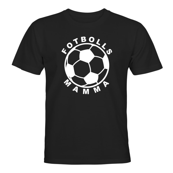 Fodboldmor - T-SHIRT - MÆND Svart - 2XL