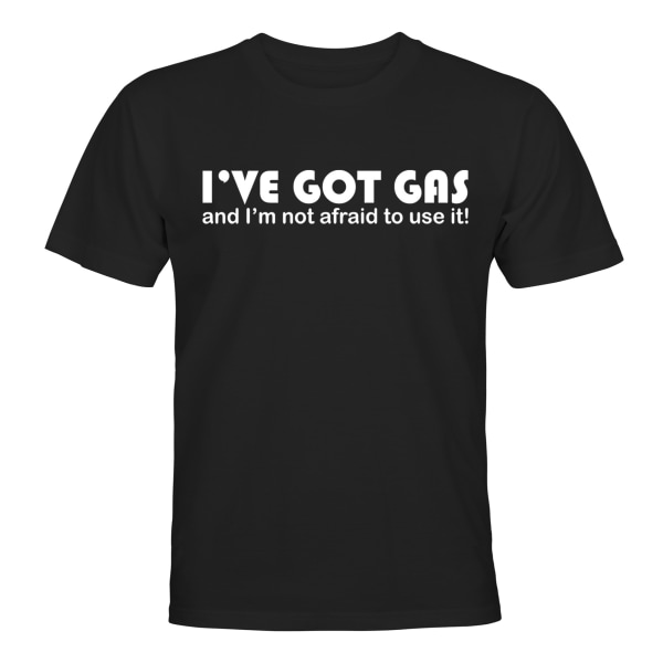 Ive Got Gas - T-SHIRT - HERRE Svart - 4XL