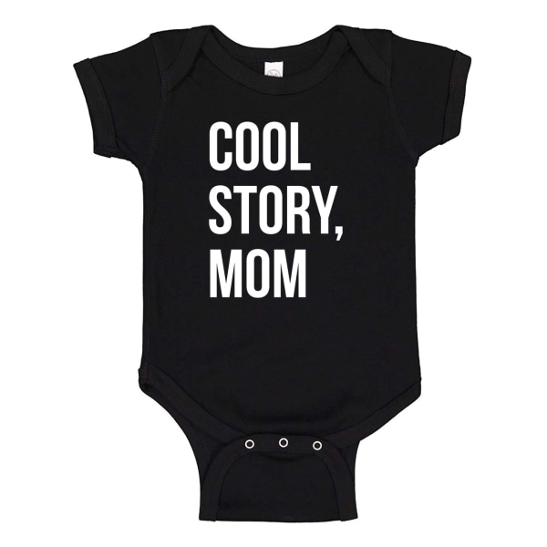 Cool Story Mom - Baby Body musta Svart - Nyfödd