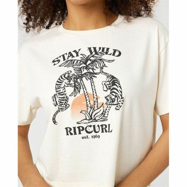 T-shirt med kortärm Rip Curl Stay Wild  Vit S