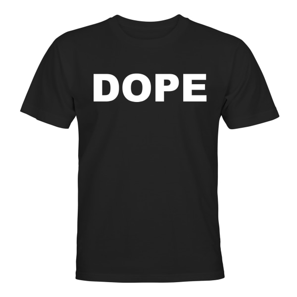 Dope - T-PAITA - MIESTEN Svart - 5XL