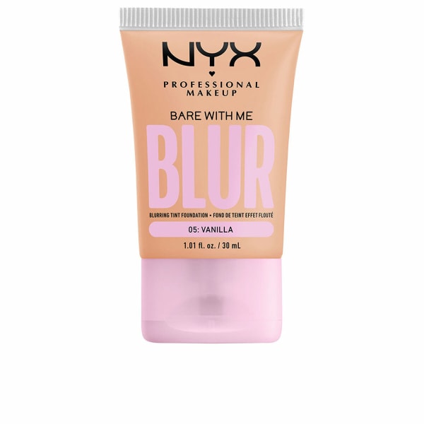 Flydende makeup base NYX Bare With Me Blur Nº 05-vanilje 30 ml
