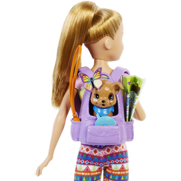 Barbie Camping Stacie dukke og tilbehør