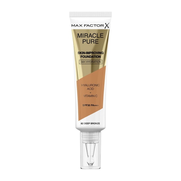 Foundation cream Max Factor Miracle Pure Nº 82 Dyp bronse Spf 30 30 ml